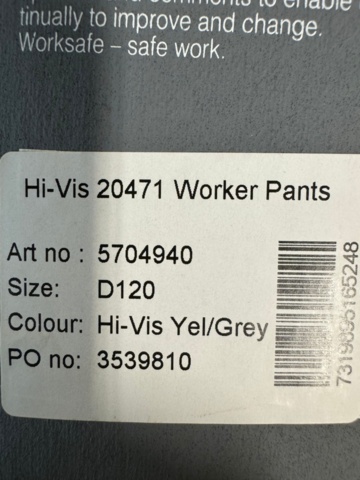 1405492-15 Diverse arbetskläder