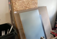 1197531 Panel material Glass and OSB