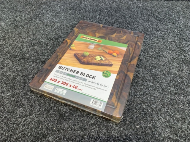 1482710-4 Cutting board Interbuild Brown 400x300x40mm