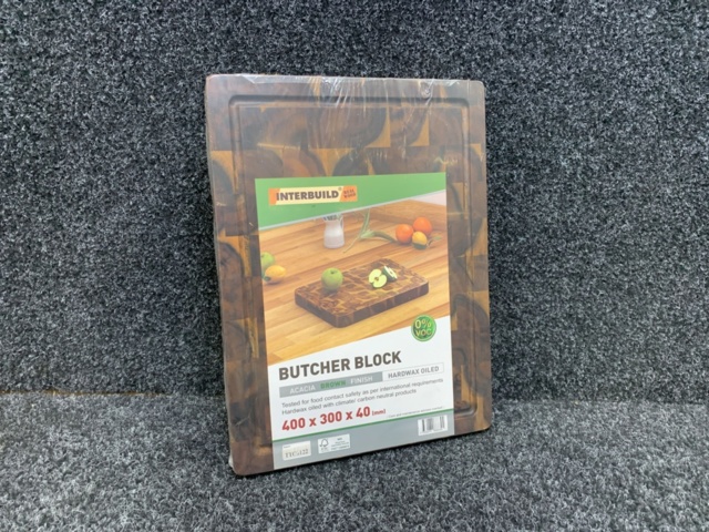 1482710-5 Cutting board Interbuild Brown 400x300x40mm