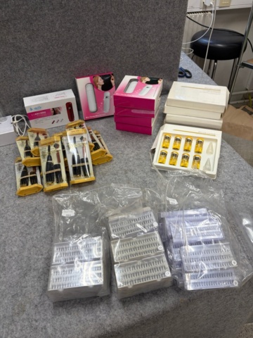 1482748-34 Eyelash extensions approx. 3000 boxes (from 0.6 - 0.16 mm)