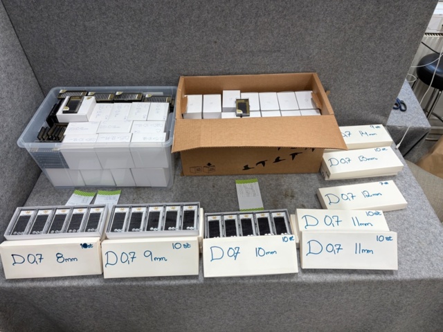 1482748-1 Eyelash extensions approx. 3000 boxes (from 0.6 - 0.16 mm)