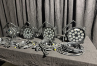 1364073 LED PAR-armatur - Elation SixPar 300 IP inkl. kablage och case 4 st