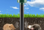 1482798 Solar-powered Rodent Repellent Octagon – 4-pack ultrasound & vibration - Free shipping