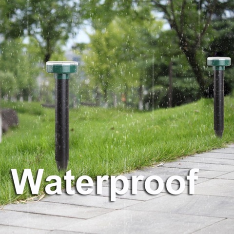 1482798-2 Solar-powered Rodent Repellent Octagon – 4-pack ultrasound & vibration - Free shipping