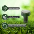 1482798-6 Solar-powered Rodent Repellent Octagon – 4-pack ultrasound & vibration - Free shipping