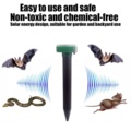 1482798-9 Solar-powered Rodent Repellent Octagon – 4-pack ultrasound & vibration - Free shipping
