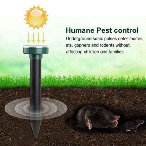 1482799-7 Solar Powered Rodent Scarer Octagon – 6-pack for garden & grounds - Free shipping