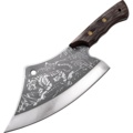 1482952-5 Meat ax with Tiger engraving - Free shipping