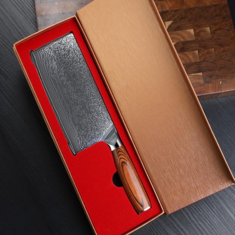 1482989-5 Premium Chef's Knife in Steel and Ebony - Free shipping