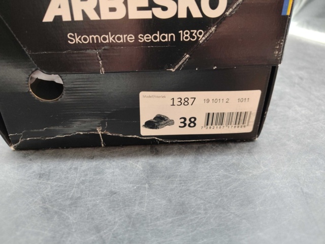 1481876-4 Work sandal – Arbesko, leather, ESD, black, size 38