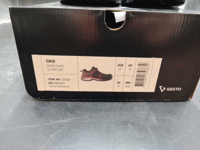 1481881-4 Safety shoe – Gesto, Grid, S3, BOA®, black/red, size 37