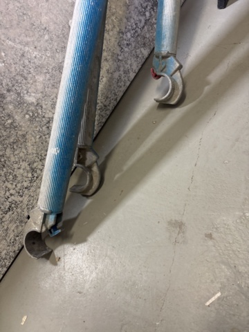 1443823-8 2 ladders, mobile scaffolding Krause