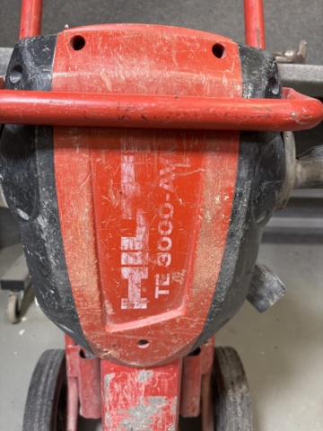 1443824-3 Hilti TE3000-AV trolley-mounted chipping machine