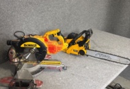 1443826 DeWalt miter saw and Stiga chainsaw