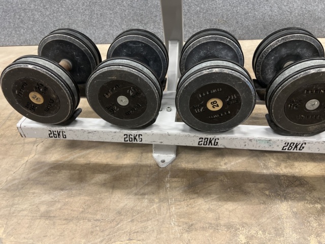 1483070-9 Dumbbell rack & dumbbells Eleiko