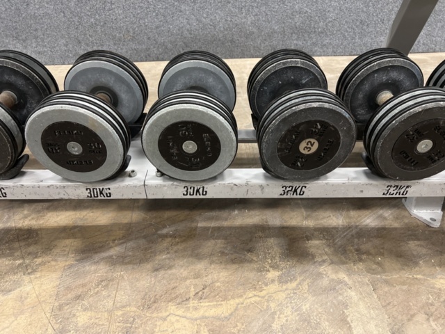 1483070-10 Dumbbell rack & dumbbells Eleiko