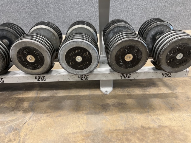 1483070-12 Dumbbell rack & dumbbells Eleiko