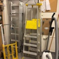 1411000-1 Miscellaneous equipment including ladders, vacuum cleaners, glass panels, etc.