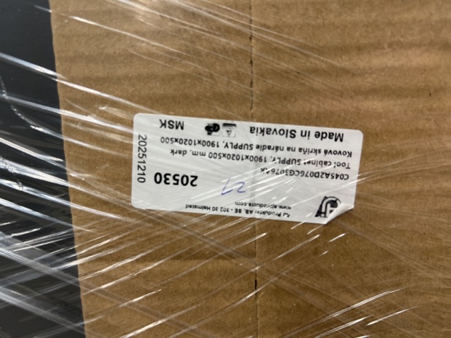 1483073-5 Machine cabinet SUPPLY 1900x1020x500 mm, dark grey