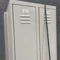 1483075-4 2 small compartment cabinets CAMPUS 2 sections, 4 doors, without lock, 1800x600x500 mm, light gray