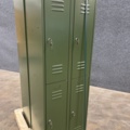 1483076-8 2 small compartment cabinets CAMPUS 2 sections, 4 doors, without lock, 1800x600x500 mm, olive green