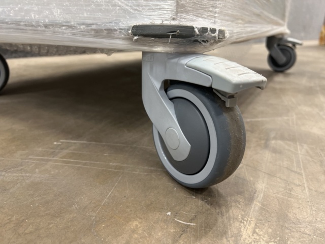 1483080-4 Charging cabinet REVIEW on wheels 1340x915x540 mm, grey with black doors