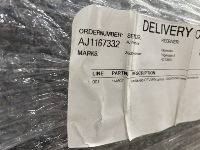 1483080-6 Charging cabinet REVIEW on wheels 1340x915x540 mm, grey with black doors