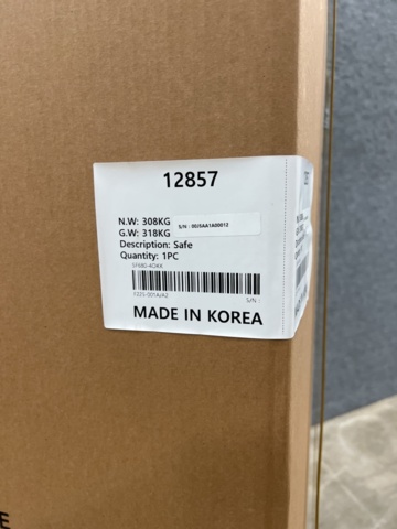 1483083-5 Fire-rated file cabinet SHELL 90 min. key lock, 1500x520x680 mm, 4 drawers