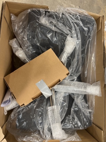 1483089-5 Conference chair PERRY with wheels Dark grey fabric