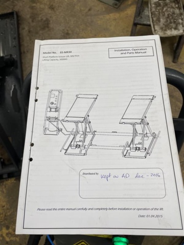 1471215-9 Scissor lift – Nordic by EAE – EE-MR30