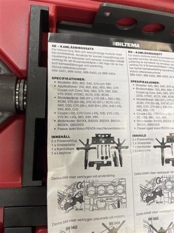 1471223-9 Tool section – hand tools, special tools and service kits