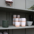1476191-5 New pots on seven shelves