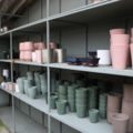 1476191-7 New pots on seven shelves