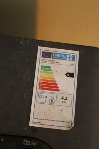 1476198-3 Three gas heaters with two tubes