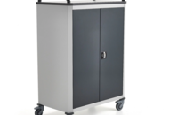 1483080 Charging cabinet REVIEW on wheels 1340x915x540 mm, grey with black doors