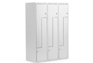1483108 Z-cabinet CLASSIC 3 sections, 6 compartments, 1740x1200x550 mm, grey