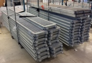 1443794 Parti med byggställningsdelar Scafom-rux m.fl.