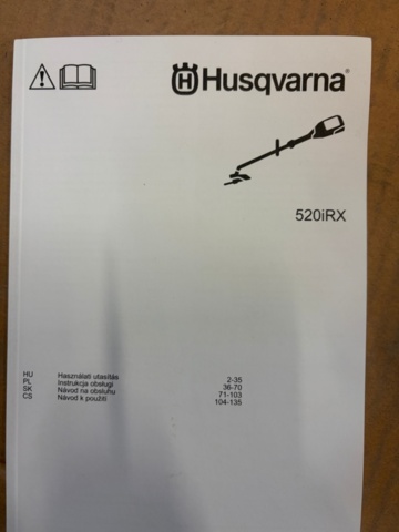 1477909-6 Ny/oanvänd grästrimmer - Husqvarna 520iRX