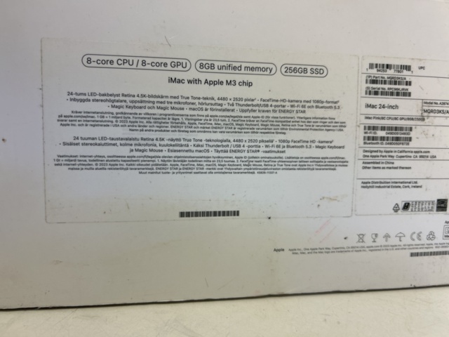 1435673-6 Desktop computer Apple iMac M3 24" -2023