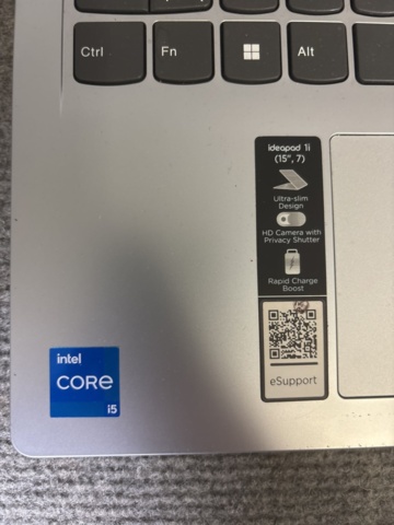 1443834-4 Laptop with accessories - Lenovo IdeaPad 1 15IAU7 -2023