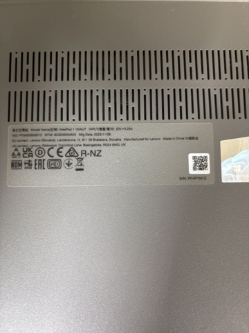 1443835-6 Lenovo laptop