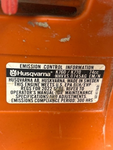 1368639-5 Kapmaskin med extra kapskivor - Husqvarna K 770