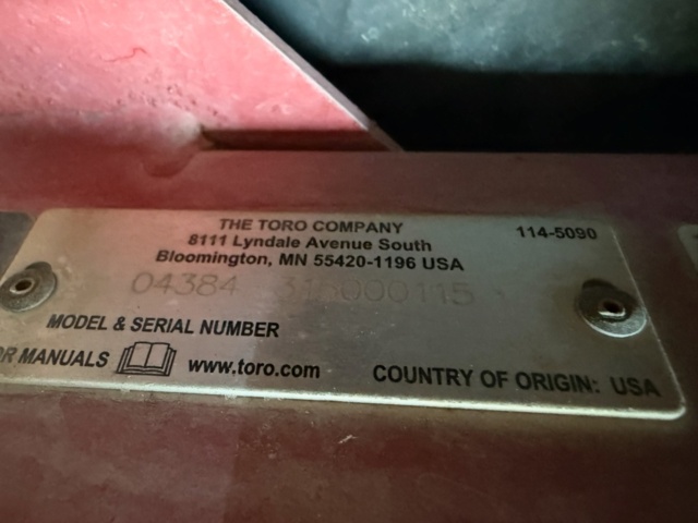 1405516-6 Riding Mower - Toro Greensmaster 3250D