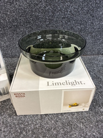 1483515-3 6 pcs Glass & bowl, Kosta Boda