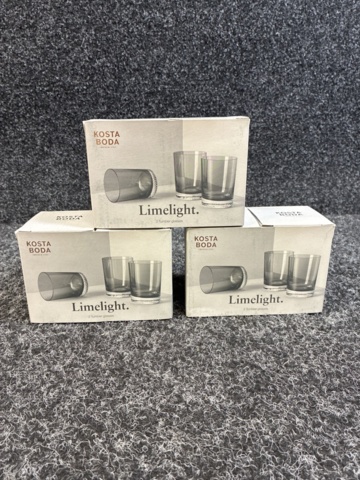 1483515-7 6 pcs Glass & bowl, Kosta Boda