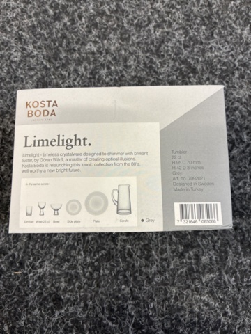 1483515-8 6 pcs Glass & bowl, Kosta Boda