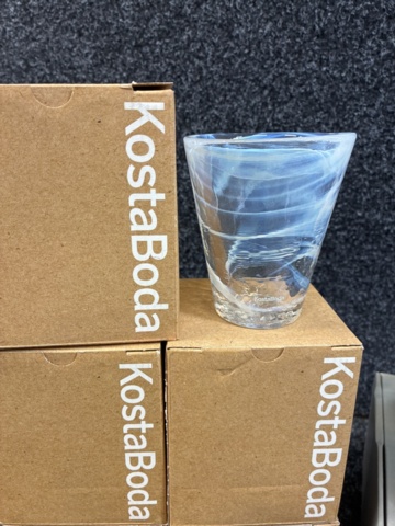 1483516-2 5 pcs Glass & bowl, Kosta Boda