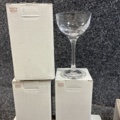 1483517-3 6 wine glasses & bowl, Kosta Boda