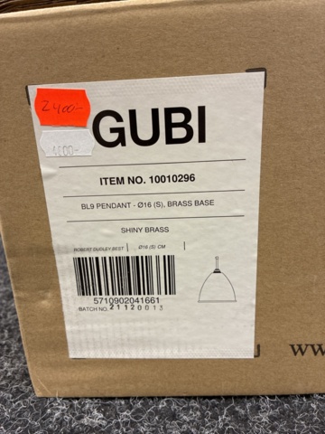 1483609-4 Pendellampa BL9S, Gubi
